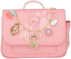 Jeune Premier Iskolai aktatáska It Bag Mini Vichy Love Pink Jeune Premier ergonomikus luxus kivitel 27*32 cm (JPITN23198)
