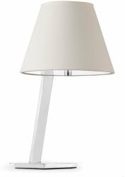 Faro Barcelona 68500 | Moma-FA Faro asztali lámpa 44cm 1x E27 fényes króm, opál, fehér (68500)