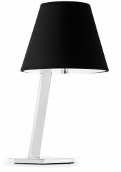 Faro Barcelona 68501 | Moma-FA Faro asztali lámpa 44cm 1x E27 fényes króm, opál, fekete (68501)