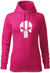 DRAGOWA дамски суитшърт с качулка, Punisher, розов, 320г/м2 (5925)