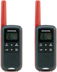 DECROSS Statie radio portabila PMR PNI Decross DC63, 446MHz, 0.5W, 16CH, 1000mAh NiMH, IPx4, set 2 bucati (PNI-DC63)