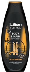 Lilien Șampon-gel pentru bărbați - Lilien For Men Body & Hair Extreme Shower & Shampoo 400 ml