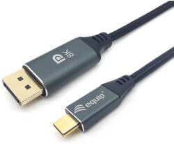 Equip USB 3.1 Type C DisplayPort 1.4 Átalakító Fekete 1m 133421 (133421)
