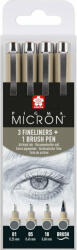 Sakura Pigma Micron Fineliner Műszaki tollak Grey 4 db (POXSDK4C)