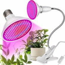 Gardlov LED lámpa növények termesztéséhez klipszel GROW 9, 5 W Malatec 16348