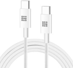 Haweel USB Type-C adat- és töltőkábel 25W, fehér, 1.0m