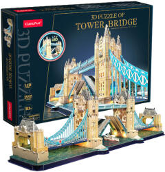  3d LED világítós puzzle: Tower Bridge CubicFun 3D makett