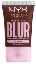 NYX Professional Makeup Bare With Me Blur Tint Foundation fond de ten 30 ml pentru femei 22 Mocha