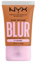NYX Professional Makeup Bare With Me Blur Tint Foundation fond de ten 30 ml pentru femei 13 Caramel