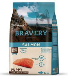 Bravery Grain Free Puppy Medium Large Salmon 12kg + SURPRIZĂ PENTRU CÂINELE TĂU ! ! !