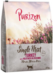 Purizon 2, 5kg Purizon Single Meat pulyka & hanga száraz macskatáp