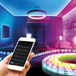 PHENOM RGB SMD okos LED szalag - 30 LED / m - 2 x 5 m / csomag (55860) - tipparuhaz