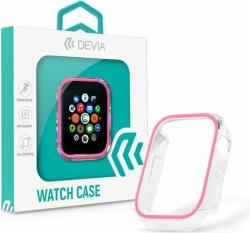 DEVIA Luminous Series Apple Watch 4/5/6/SE Tok - Barack/Átlátszó (40mm) (ST365294)