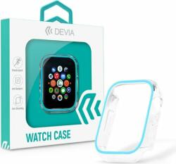 DEVIA Luminous Series Apple Watch 4/5/6/SE Tok - Éjkék/Átlátszó (40mm) (ST365317)
