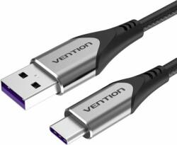 Vention COFHF USB-A apa - USB-C apa 2.0 Adat és töltő kábel - Fekete (1m) (COFHF)