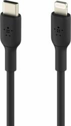 Belkin Cable BoostCharge USB-C apa - Lightning apa 2.0 Adat és töltő kábel - Fekete (2m) (CAA003BT2MBK)