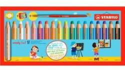 STABILO Creioane culori Stabilo Woody 3 în 1 Multicolor