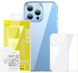 Baseus SuperCeramic Transparent Glass Case and Tempered Glass set for iPhone 14 Plus (32869) - pcone