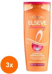 L'Oréal Set 3 x Sampon L'Oreal Paris Elseve Dream Long, pentru Par Lung si Deteriorat, 250 ml