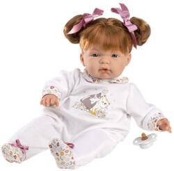 Llorens Llorens: Joelle baba cicás rugdalózóban vörös hajjal 38cm (13854L) - innotechshop