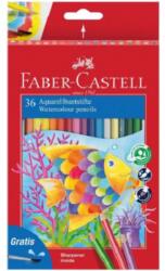Faber-Castell Faber-Castell: 36db-os Aquarell színes ceruza szett ecsettel (114437)