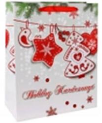 Cardex Boldog Karácsonyt ünnepi exkluzív normál méretű ajándéktáska 11x6x15cm (41115C) - innotechshop