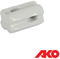 AKO 442363 porcelán húzó sarokszigetelő vezetékhez, 10 db-os (villanypásztor) (442363)