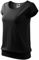  Malfini Női divatos póló, fekete, M