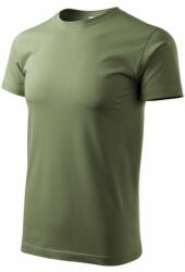  Malfini Unisex nagyobb súlyú póló, khaki, M