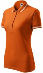  Malfini Női kontrasztos póló, narancssárga, M