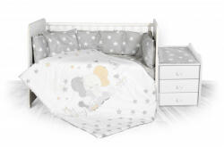 Lorelli ágynemű garnitúra Trend kombi ágyhoz - Elephant Gray - babycenter-siofok