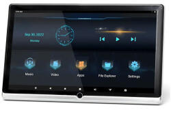 TSS GROUP MH1230 Multimédiás érintőképernyős monitor 12, 3" Android10 fejhallgatóval (MH1230)