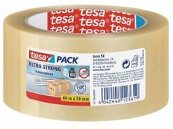 tesa Csomagolószalag, 50 mm x 66 m, TESA "Ultra Strong", átlátszó (6 tek) (TESCS57176)