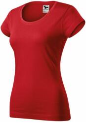  Malfini Női vékony póló, kerek nyakkivágással, piros, S