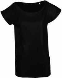 SOL'S Tricou de damă cu decolteu larg Marylin - Neagră | M (SOLS-11398-1000116141)