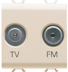 Gewiss Priza TV+FM 2M Gewiss Chorus Ivory GW11381 (GW11381)