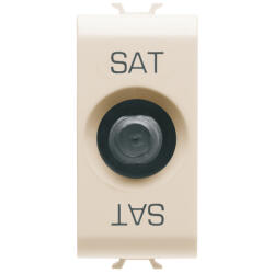 Gewiss Priza TV satelit de capat TIP F 1M Gewiss Chorus Ivory GW11371 (GW11371)
