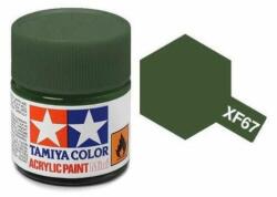 Tamiya XF-67 Acrylic Paint Mini Flat NATO Green 10ml (81767)