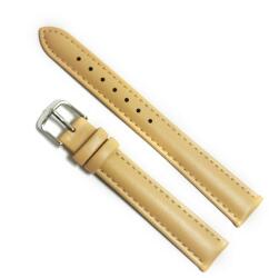  Curea de ceas Bej din piele naturala de Lungime L - 10mm 12mm 14mm 16mm 18mm 20mm (WZ5328)