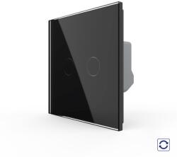 LIVOLO Intrerupator Dublu cu Revenire, Contact Uscat cu Touch LIVOLO - Serie Noua - culoare negru
