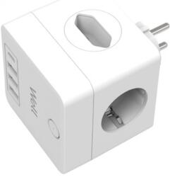 Well 2 Plug + 4 USB (ELAD-2SH2EU-PROT/USBC4-WL)