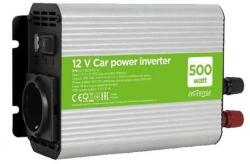 Energenie Inverter Energenie EG-PWC500-01, cu sinusoida simulata, Inverter auto, 500W, Schuko x 1, USB 5V 2.1A, baterie 10-16V (EG-PWC500-01)