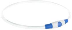 TRIXIE Világító USB tölthető nyakörv L-XL 65 cm/8 mm kék (12665)