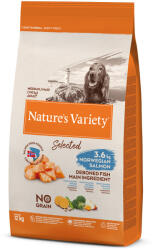 Nature's Variety 2x12kg Nature's Variety Selected Medium Adult norvég lazac száraz kutyatáp