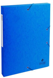  Füzetbox karton Exacompta A/4 25 mm gerinccel prespán kék