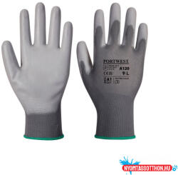  Kesztyű precíziós PU mártott tenyérrel XL-es méret Portwest szürke (50262)