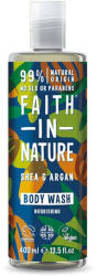 Faith in Nature Gel de dus natural hranitor cu unt de shea si ulei de argan, Faith in Nature, 400 ml