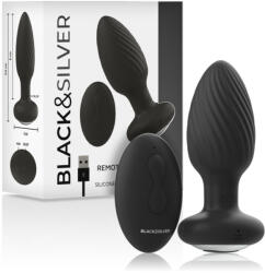 Black & Silver Wells rotáló análvibrátor, távirányítóval - szeresdmagad
