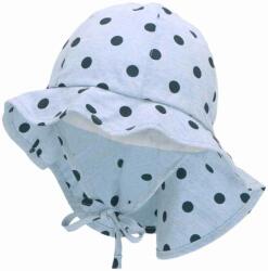 Sterntaler Шапка с UV 50+ защита Sterntaler - На точки, за момиче, 49 cm, 12-18 месеца, синя (1412312-325) - ozone