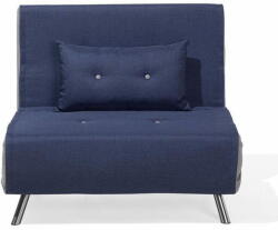  Beliani Kék kárpitozott kanapéágy FARRIS